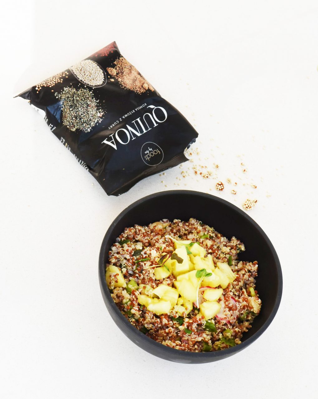 Quinoa and pineapple Anna Lewandowska healthy plan by Ann Ananas i jego właściwości Anna Lewandowska healthy plan