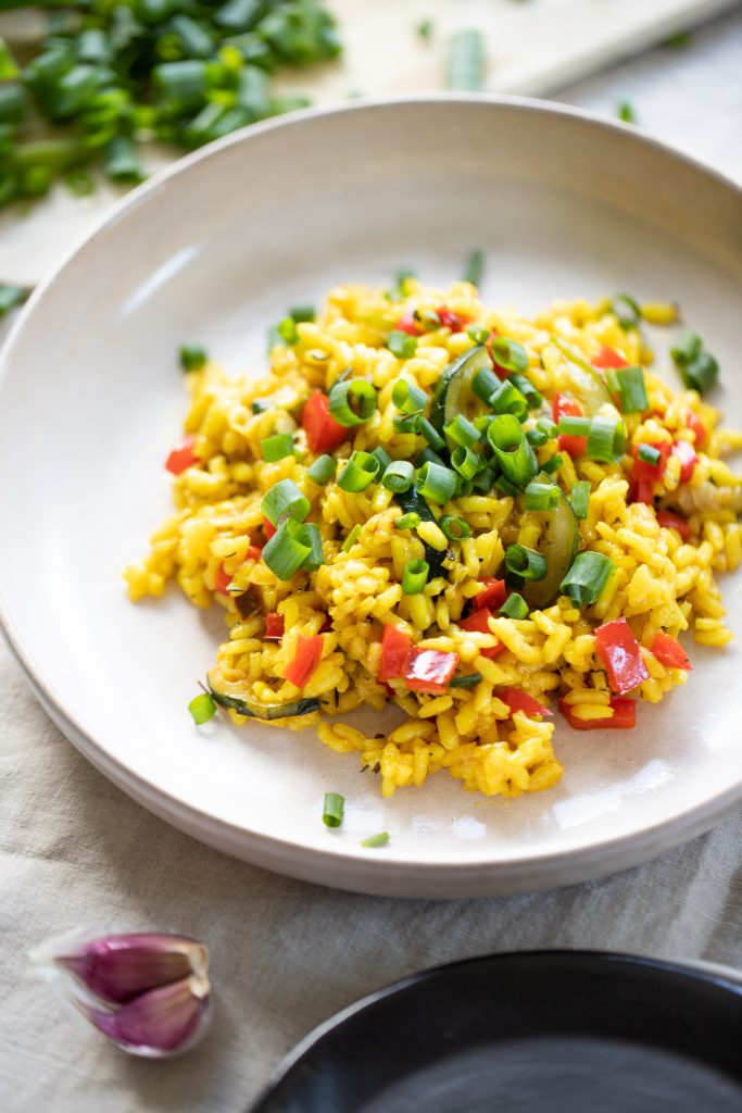 Curry Risotto Anna Lewandowska healthy plan by Ann